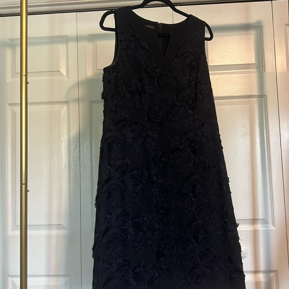 Talbots Floral Appliqué Dress